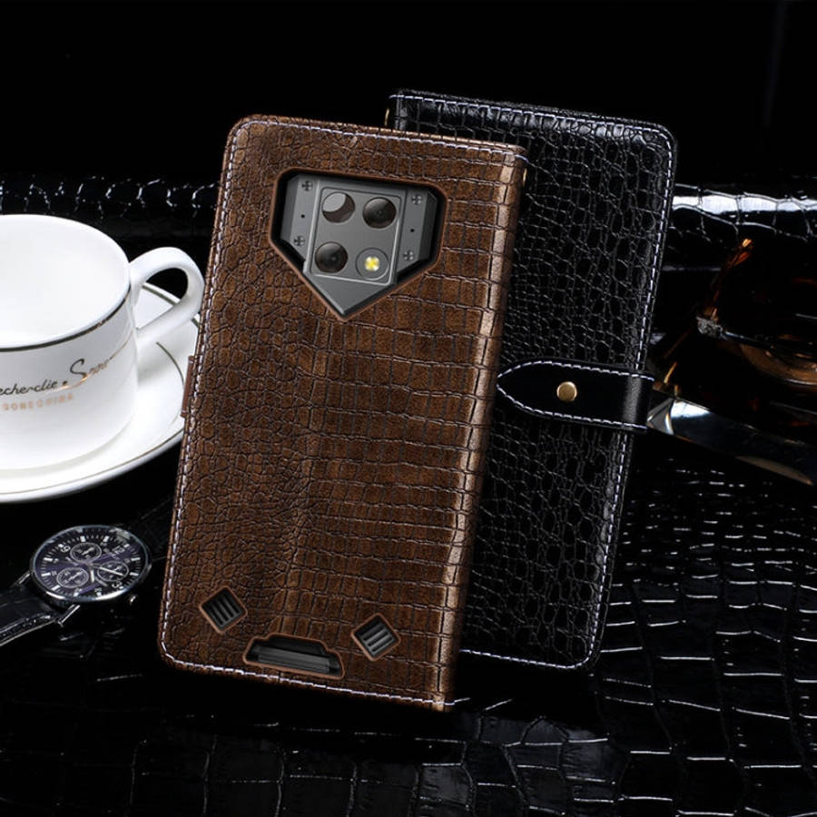 For Blackview BV9800 Pro idewei Crocodile Texture Horizontal Flip Leather Case with Holder & Card...