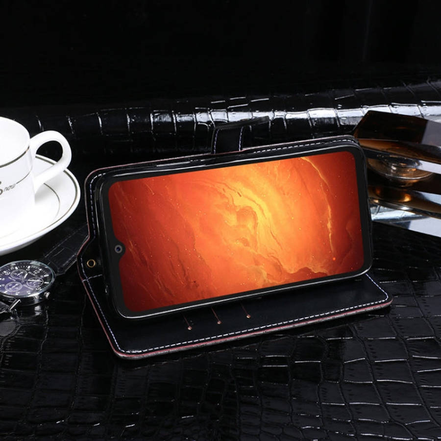 For Blackview BV9800 Pro idewei Crocodile Texture Horizontal Flip Leather Case with Holder & Card...