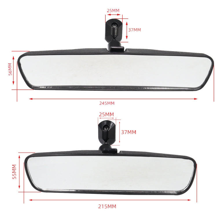 10 inch Car Modified Large Field View Reflective Auxiliary Mirror