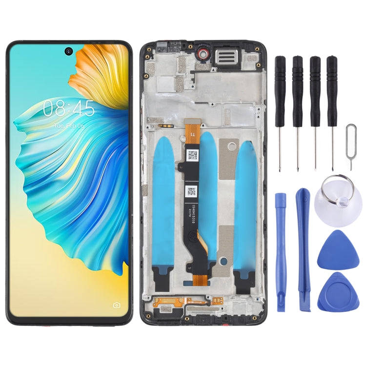OEM LCD Screen For Tecno Camon 17 Pro Digitizer Full Assembly with Frame