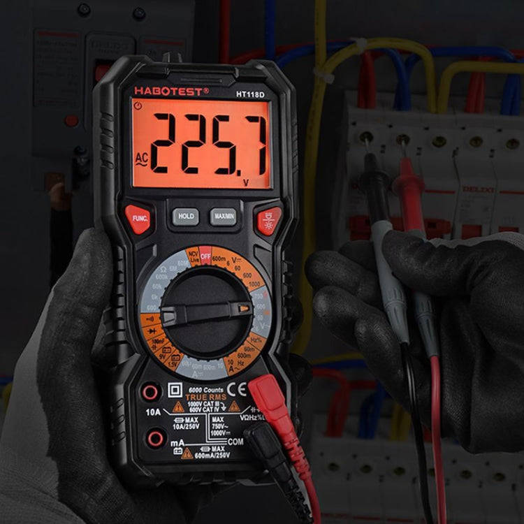 HABOTEST HT118C Handheld High-precision Manual Digital Multimeter