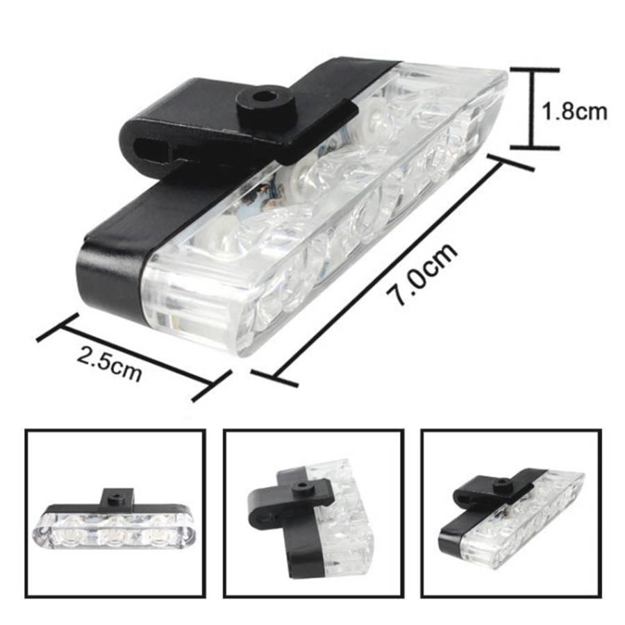 4 in 1 Car 12LEDs Grille Flash Lights Warning Lights with Wireless Remote Control, Color:Red White