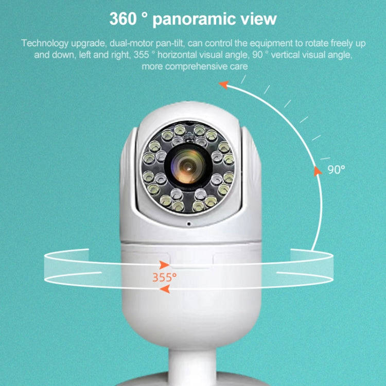 YT53 3MP Indoor HD Surveillance Wireless PTZ Camera, Specification:UK Plug