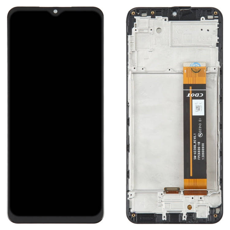 For Samsung Galaxy A23 5G SM-A236 LCD Screen Digitizer Full Assembly with Frame