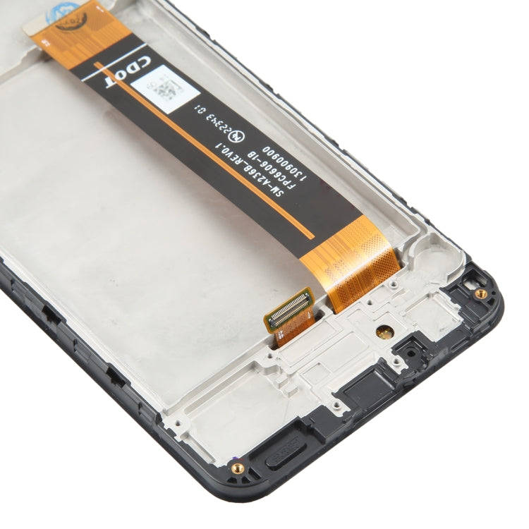 For Samsung Galaxy A23 5G SM-A236 LCD Screen Digitizer Full Assembly with Frame