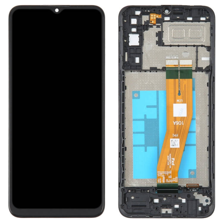 For Samsung Galaxy A04E SM-A042 LCD Screen Digitizer Full Assembly with Frame