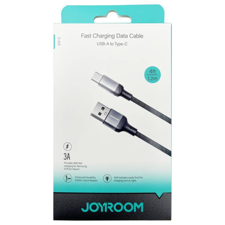 JOYROOM S-UC027A10 Extraordinary Series 3A USB-A to USB-C / Type-C Fast Charging Data Cable, Cabl...