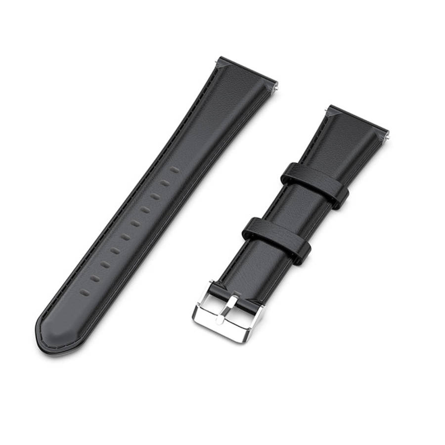 For Garmin Vivoactive 3 Oil Wax Calf Leather Watch Band(Blue)
