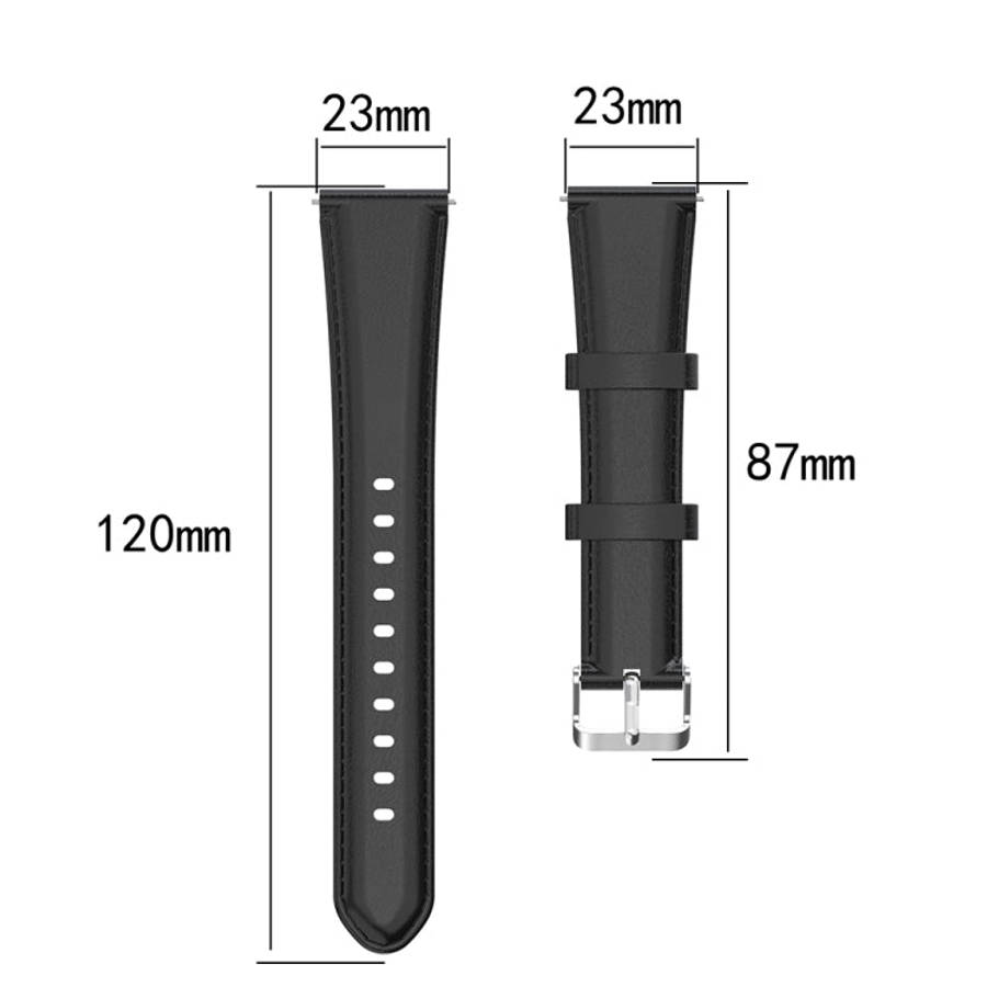 For Garmin Vivoactive 3 Oil Wax Calf Leather Watch Band(Blue)