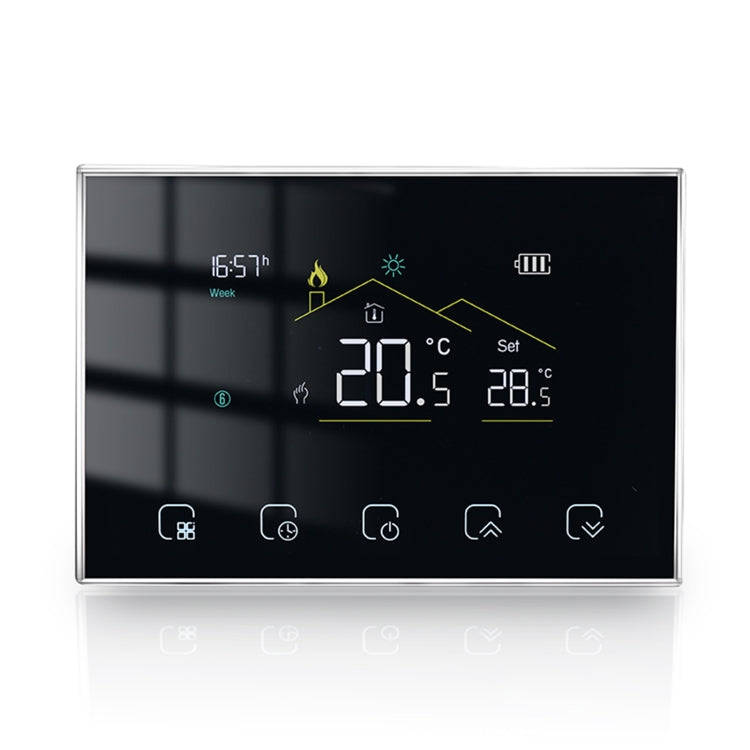 BHT-8000RF-VA- GAC Wireless Smart LED Screen Thermostat Without WiFi, Specification:Water / Boile...