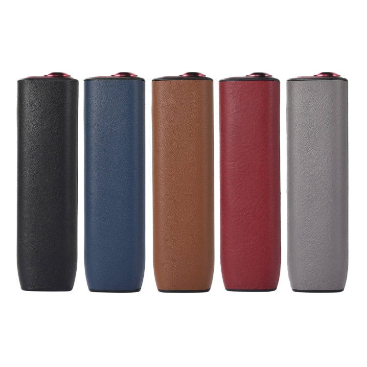 For IQOS ILUMA ONE Leather + TPU Electronic Cigarette Case with Lanyard(Black)