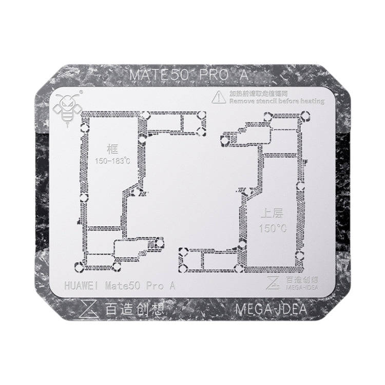 For Huawei Mate 50 Pro A Qianli Mega-idea Multi-functional Middle Frame Positioning BGA Reballing...