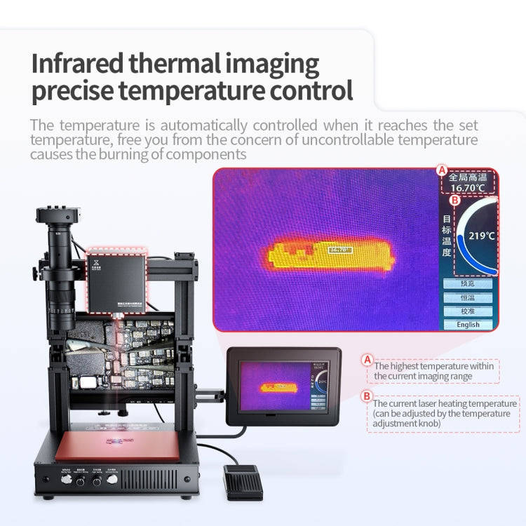 Mega-idea Intelligent Infrared Laser Desoldering Machine, Model:Without Microscope Set(EU Plug)