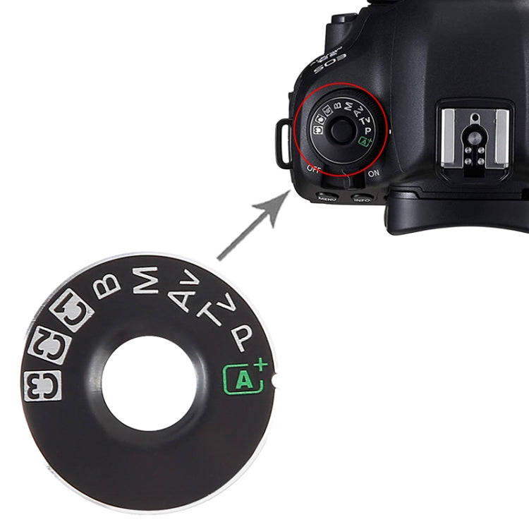 For Canon EOS 5D Mark III OEM Mode Dial Iron Pad