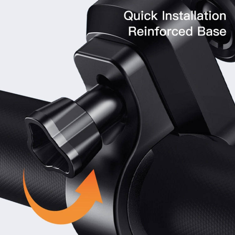 Yesido C191 4-axis Support Bicycle Handle Phone Holder(Black)