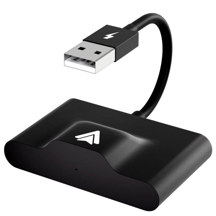 THT-020-3+ USB + USB-C / Type-C Wired to Wireless Carplay Adapter for Android Smartphone(Black)