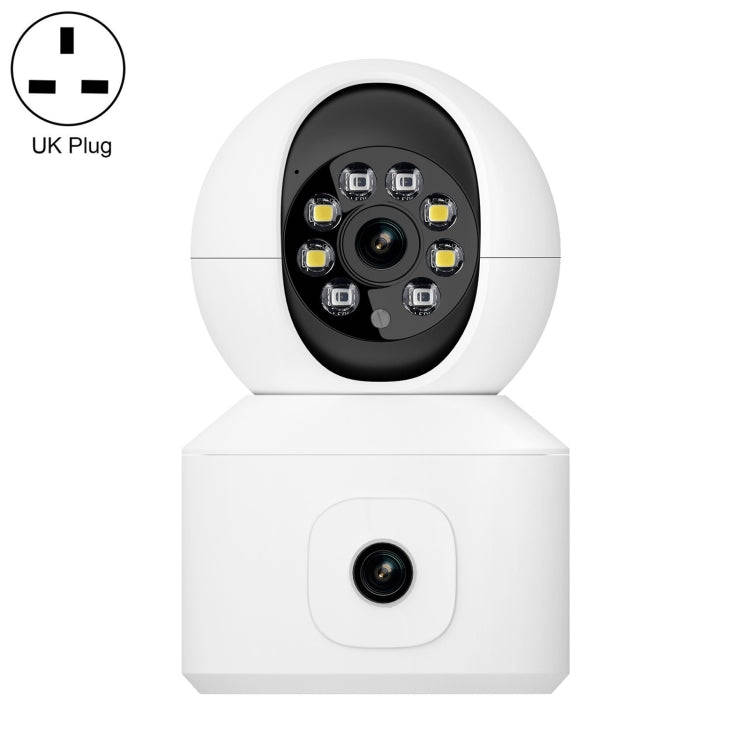 ESCAM QF010 2x2MP Dual Lens Dual Screen Surveillance WiFi Camera Support Two-way Voice & Motion D...