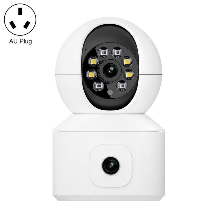 ESCAM QF010 2x2MP Dual Lens Dual Screen Surveillance WiFi Camera Support Two-way Voice & Motion D...