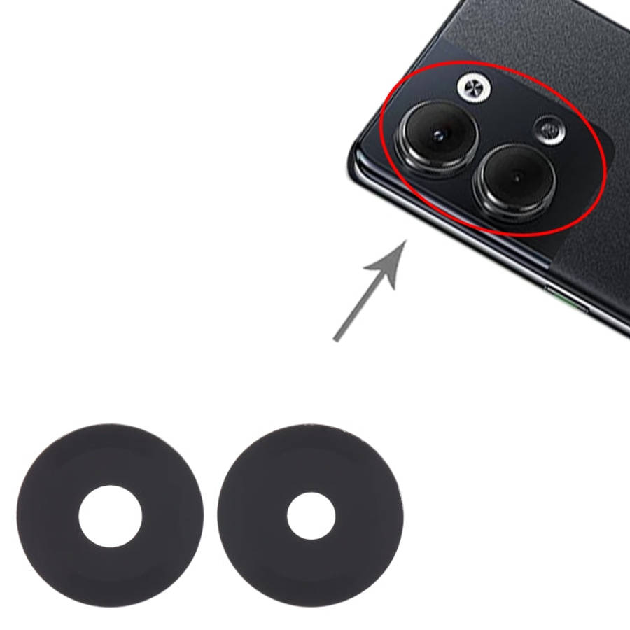 For OPPO Reno9 Pro 10pcs Back Camera Lens
