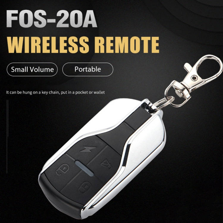 433MHz Copy Code 2pcs For Maserati Four-button Anti-theft Alarm Wireless Key Remote Control