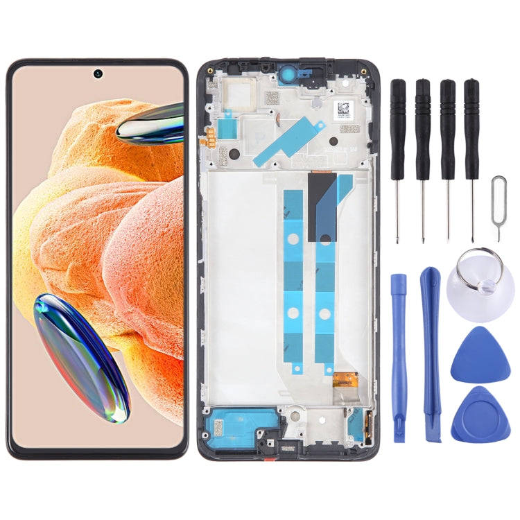 AMOLED Material Original LCD Screen For Xiaomi Redmi Note 12 Pro 4G Digitizer Full Assembly with ...