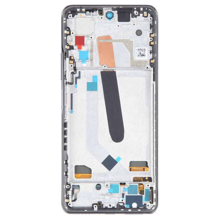 OLED LCD Screen For Xiaomi Redmi K40 Digitizer Full Assembly with Frame(Black)