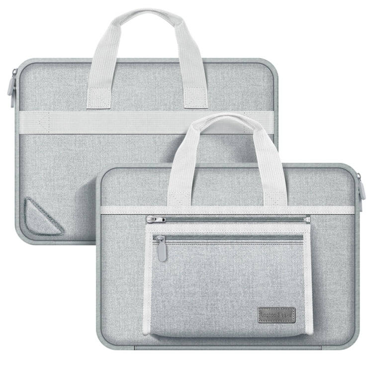 15-16 inch Oxford Fabric Portable Laptop Handbag(Grey)