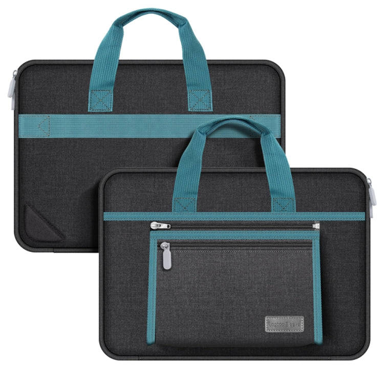 15-16 inch Oxford Fabric Portable Laptop Handbag(Black)
