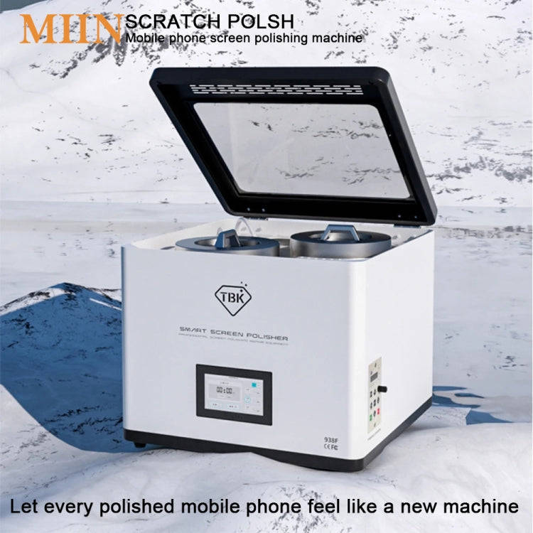 TBK 938F Automatic Grinding Polishing Machine Display Scratch Removal Machine, Plug:EU