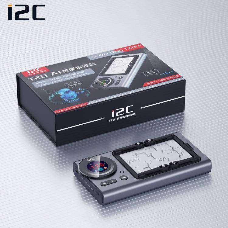 i2C T20 Intelligent Motherboard Middle Layered Heating Platform For iPhone X-13 Series, Plug:US