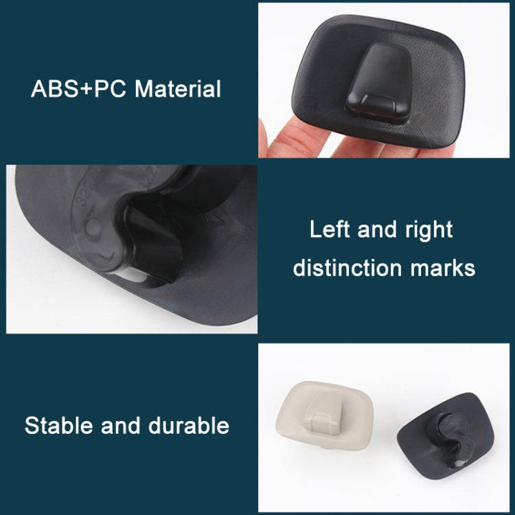 Left-Drive Car Coat Hook Hanger For volvo XC60 / XC90 / S90 / V90 / XC40(Black Left)