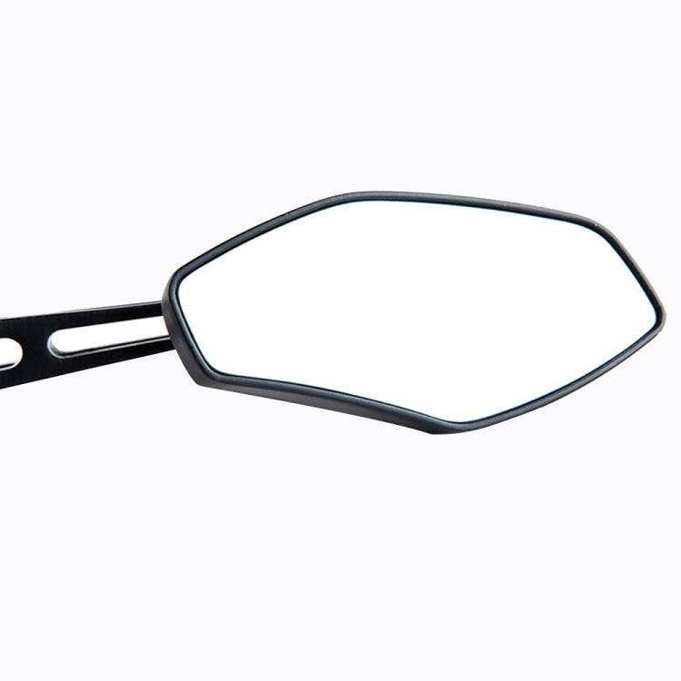 1Pair SF-062 Motorcycle Modified Rearview Mirror Reflective Mirror(Black)