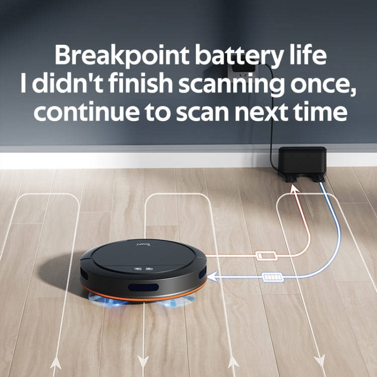 OB16 Mini Vacuum Cleaner Intelligent Sweeping Robot(Black)