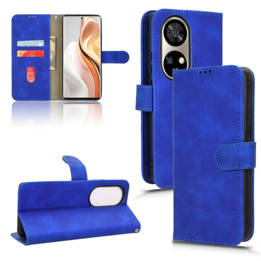 For Ulefone Note 17 Pro Skin Feel Magnetic Flip Leather Phone Case(Blue)