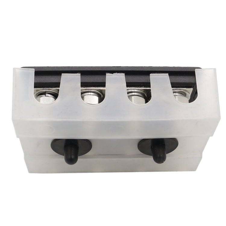CP-3157 M10 RV Modified Yacht Double-row 4-way Busbar with Dust Cover