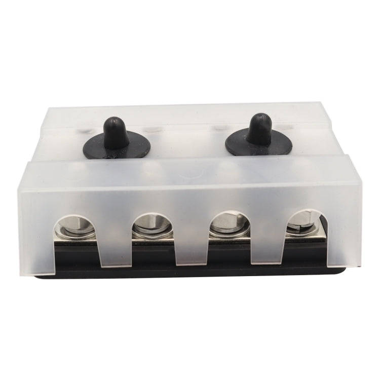 CP-3157 M10 RV Modified Yacht Double-row 4-way Busbar with Dust Cover