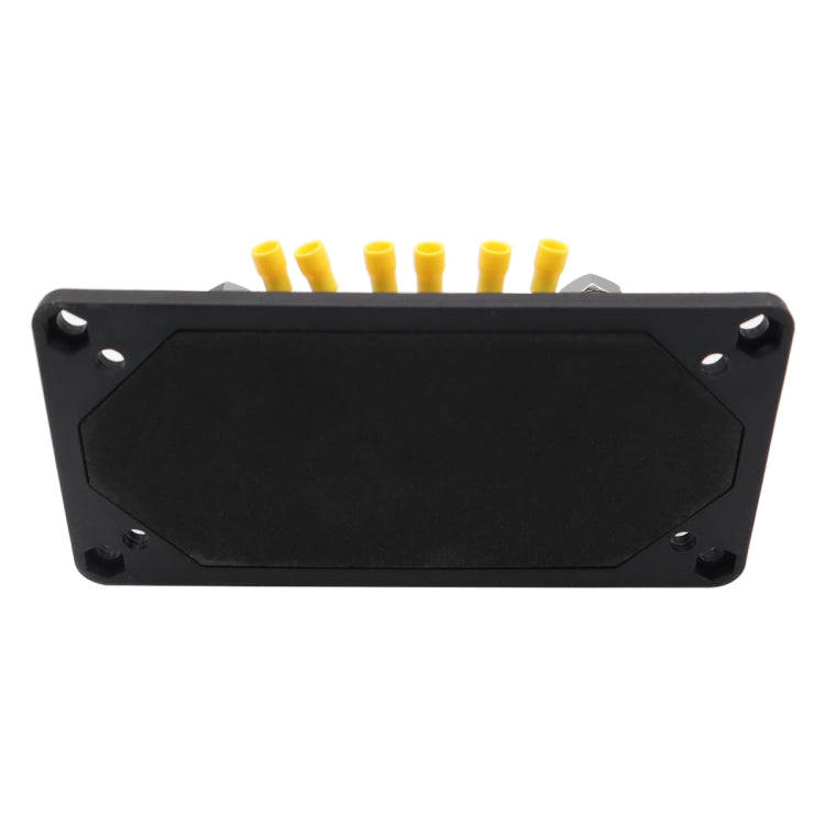 CP-3158 300A 12-48V RV Yacht Modified Double Row 12-way M6 Terminal Busbar with 12pcs Terminals