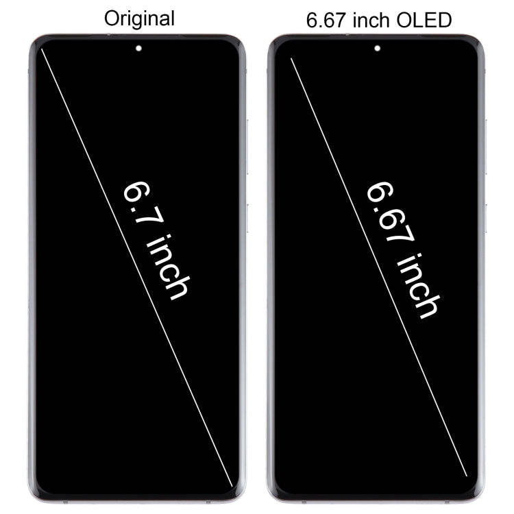 For Samsung Galaxy S20+ 4G/5G SM-G985/986 6.67 inch OLED LCD Screen Digitizer Full Assembly with ...