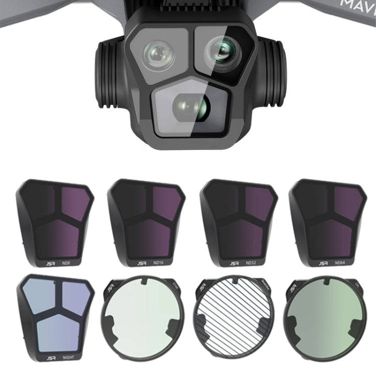For DJI Mavic 3 Pro JSR KH Series Drone Lens Filter, Filter:8 in 1