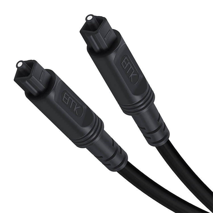 20m EMK OD4.0mm Square Port to Square Port Digital Audio Speaker Optical Fiber Connecting Cable(B...