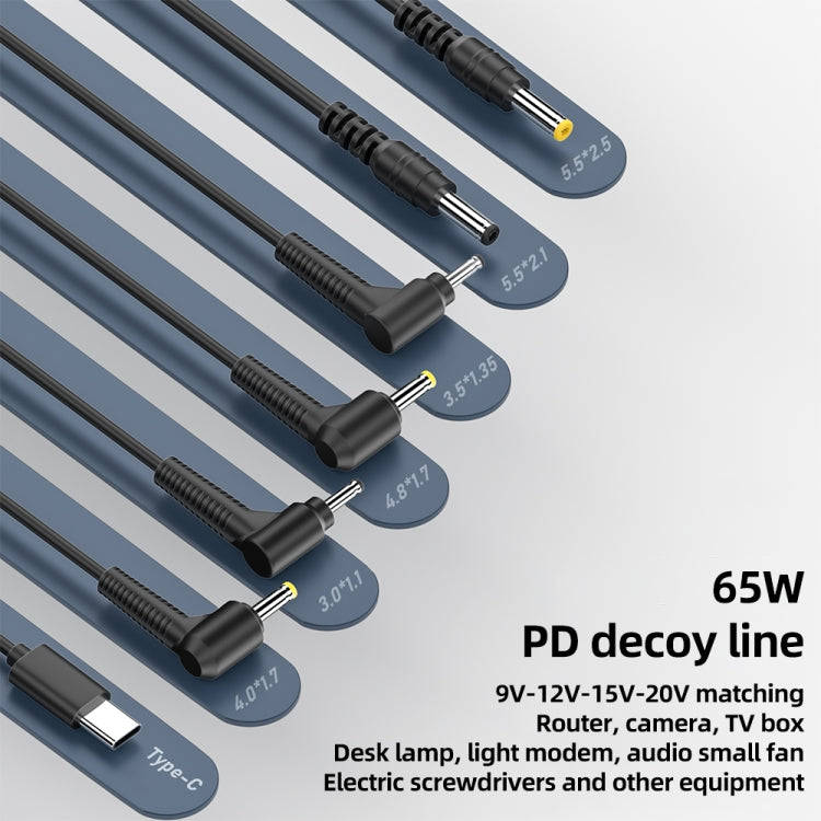 9V 5.5 x 2.1mm DC Power to Type-C Adapter Cable