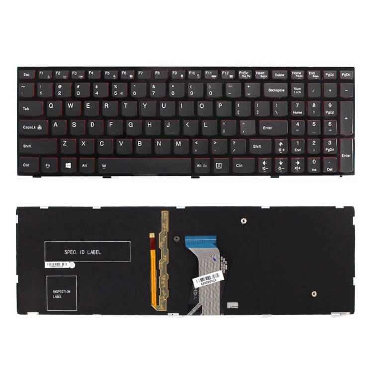 For Lenovo IBM Y500 / Y500N / Y510P / Y590 US Version Backlight Laptop Keyboard with Frame