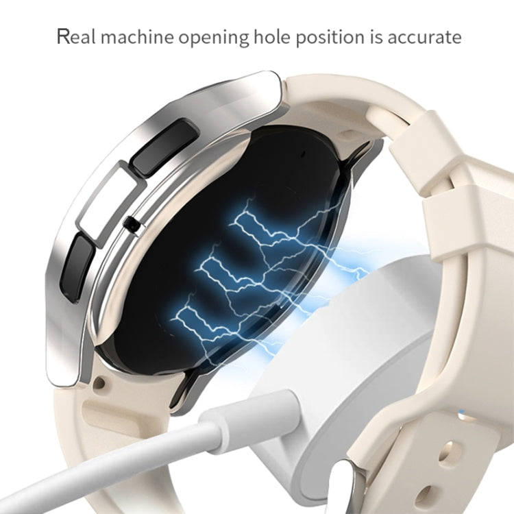 For Samsung Galaxy Watch 6 Classic 47mm Half-inclusive PC Watch Protective Case(Black)