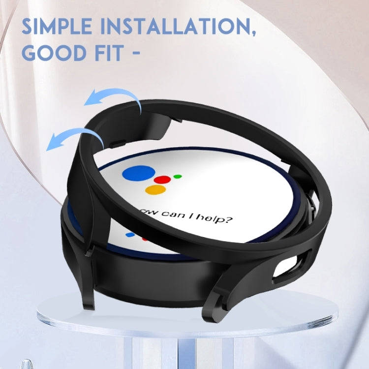 For Samsung Galaxy Watch 6 44mm Half-inclusive PC Watch Protective Case(Midnight Blue)