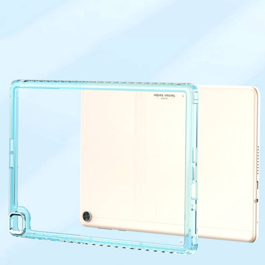 For Huawei MatePad T10 / T10S Clear Acrylic Shockproof Tablet Case(Purple)