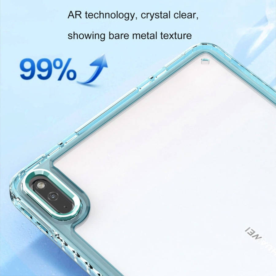 For Huawei MatePad 10.4 Clear Acrylic Shockproof Tablet Case(Baby Blue)