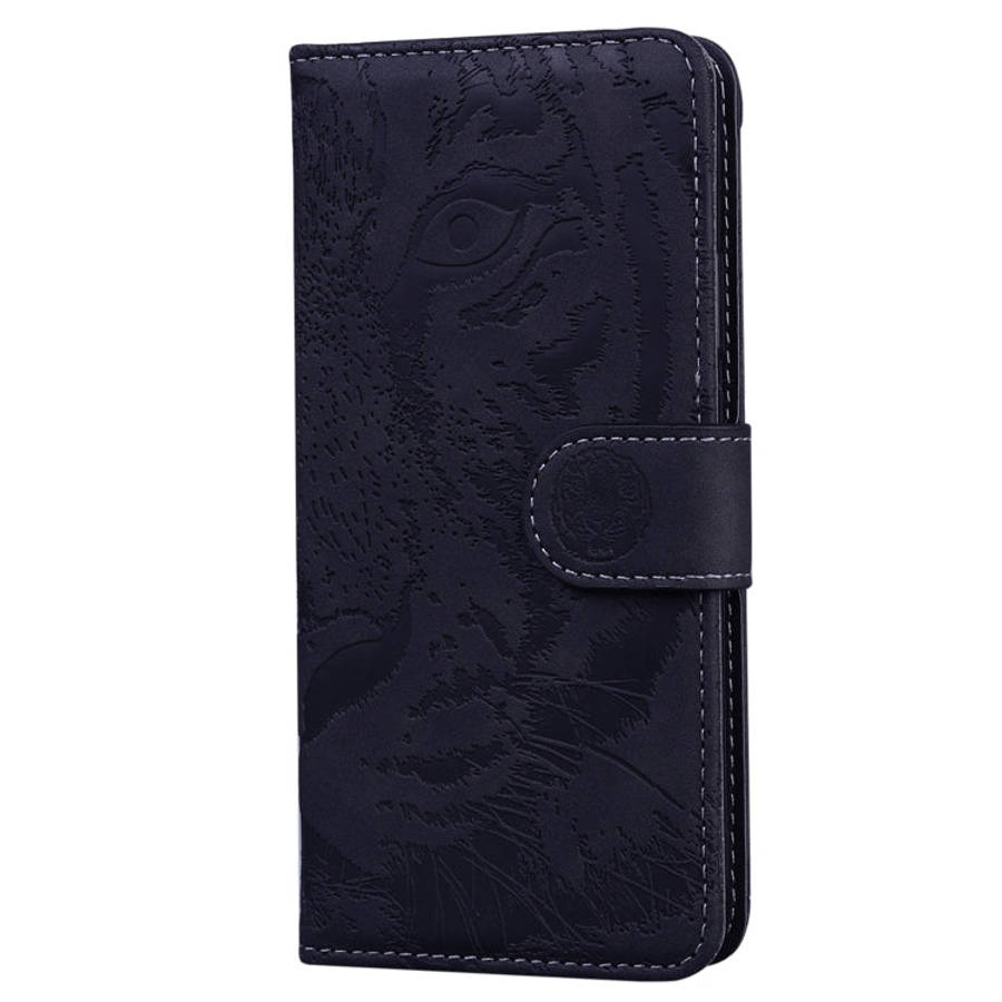 For Honor 200 Pro Tiger Embossing Pattern Flip Leather Phone Case(Black)