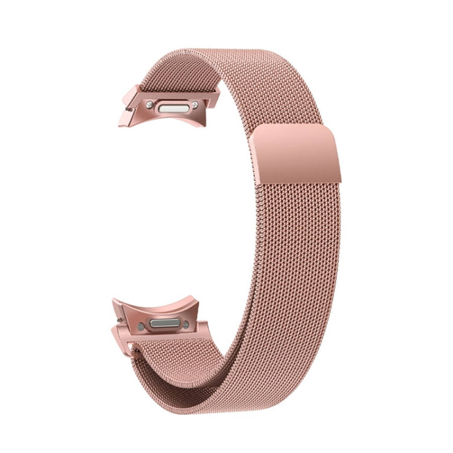For Samsung Galaxy Watch 6 Milanese Metal Watch Band(Pink)