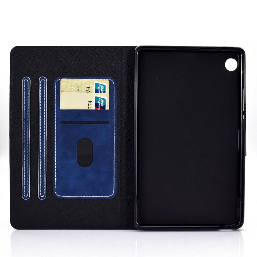 For Huawei MatePad T8 Cowhide Texture Horizontal Flip Leather Case with Holder & Card Slots & Sle...