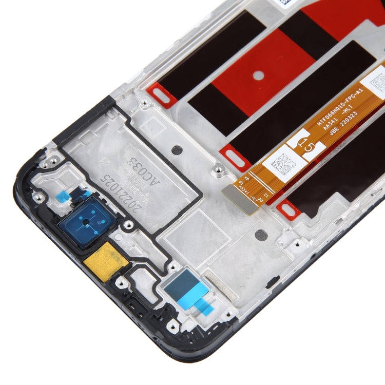 For OPPO A77 4G OEM LCD Screen Digitizer Full Assembly with Frame